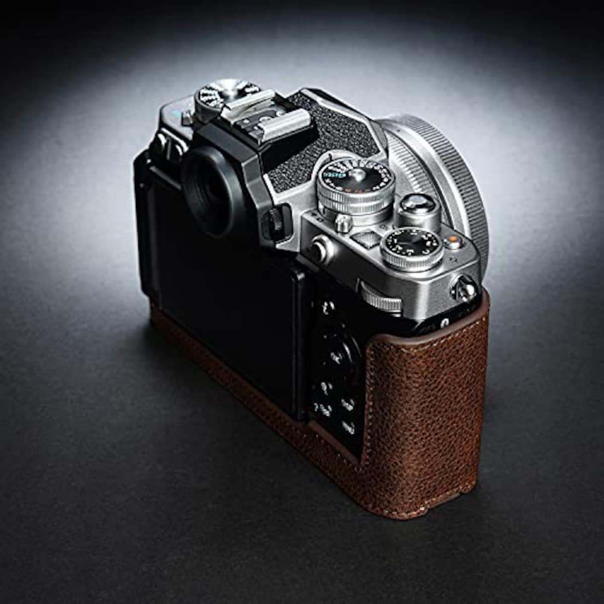  TP Original Nikon Z fc 用 ボディーハーフケース ダークブラウン画像7 