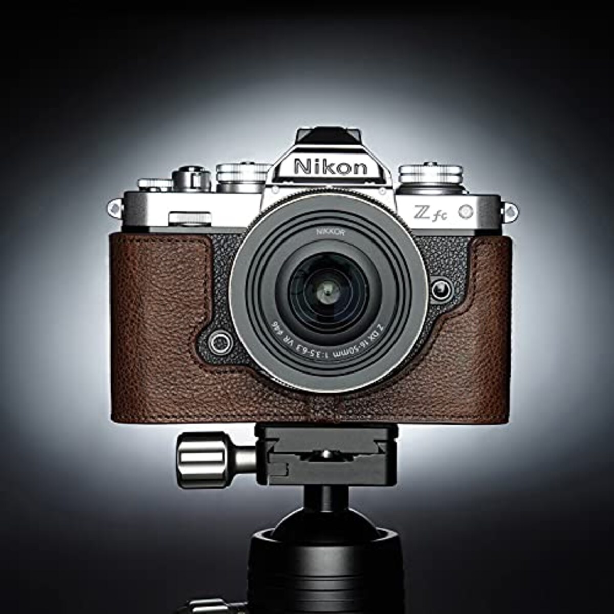 TP Original Nikon Z fc 用 ボディーハーフケース ダークブラウン画像10 