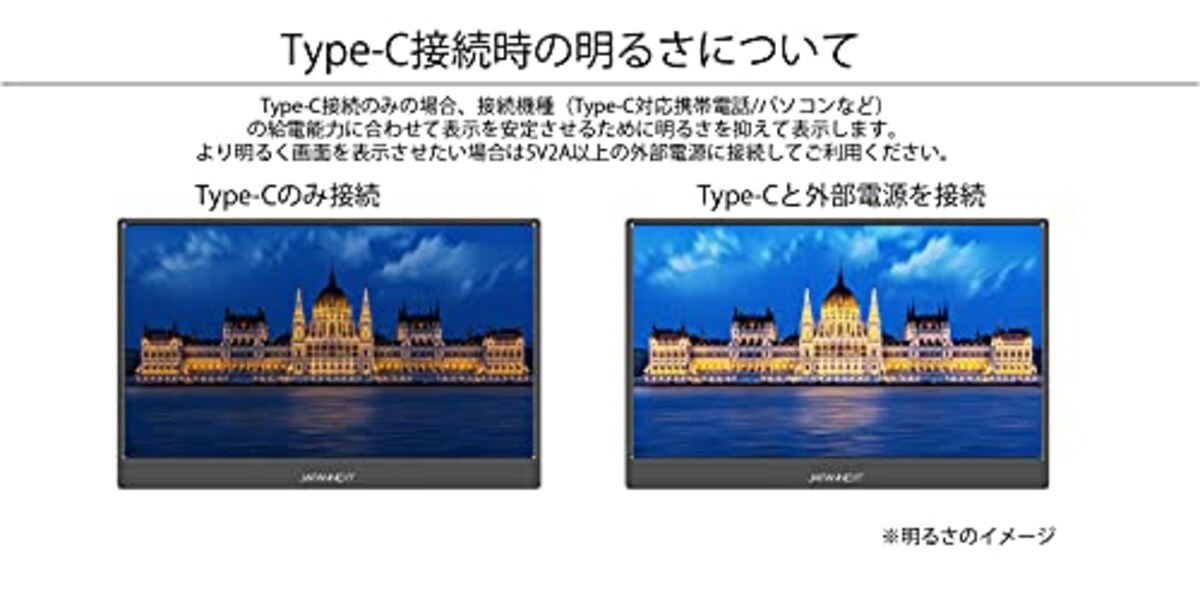  JAPANNEXT JN-MD-IPS1330FHDR-A 13.3型 フルHD モバイルモニター USB Type-C miniHDMI画像6 