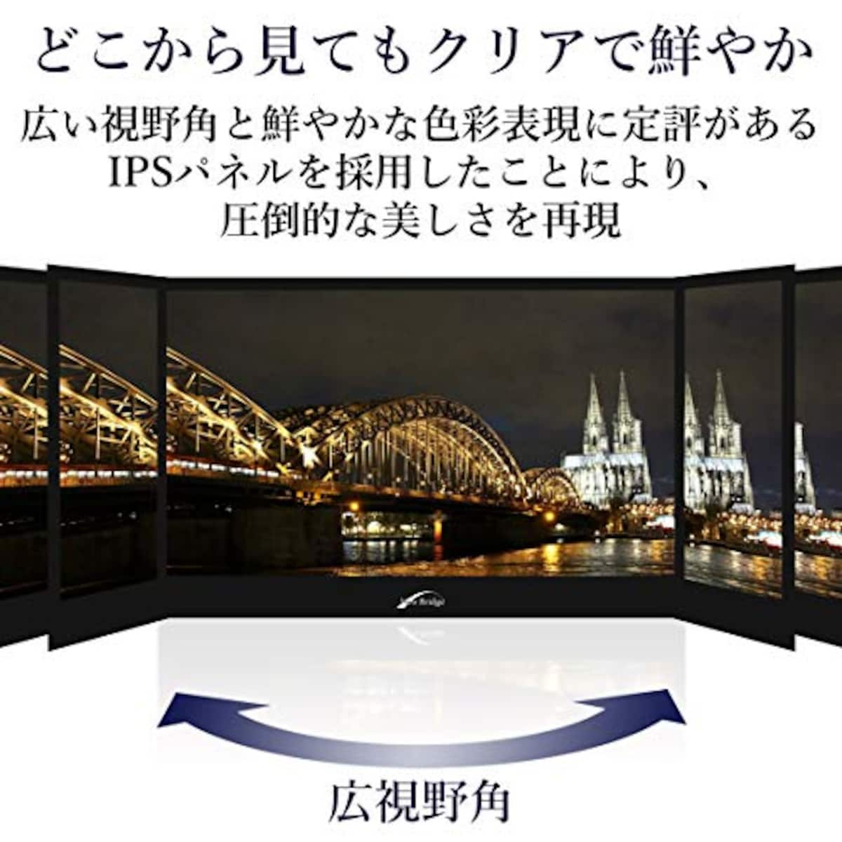  NEWBRIDGE モバイルモニター 15.6インチ モバイルディスプレイ 1080P 日本設計 MHL対応 Type-C/HDMI-mini ゲームモニター IPSパネル (PS4 / XBOX/Switch/PC/タブレット対応) 内蔵スピーカー搭載 薄型 軽量 NB-156BK画像2 