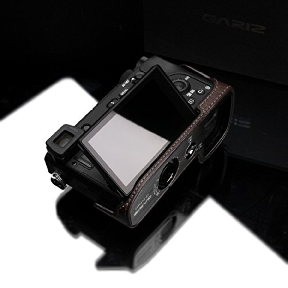  GARIZ SONY α6300用 本革カメラケース XS-CHA6300BR ブラウン画像10 