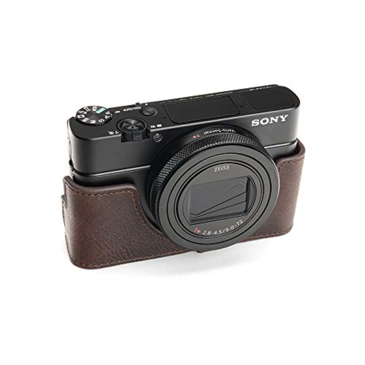  TP Original SONY RX100VII (DSC-RX100M7) 用 ボディーハーフケース ダークブラウン TB06RX100M7-CO画像2 