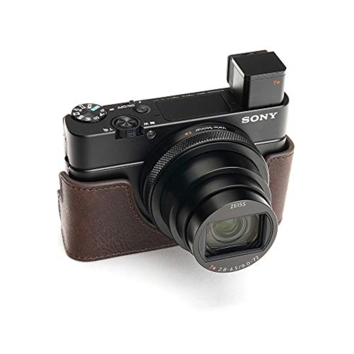  TP Original SONY RX100VII (DSC-RX100M7) 用 ボディーハーフケース ダークブラウン TB06RX100M7-CO画像4 