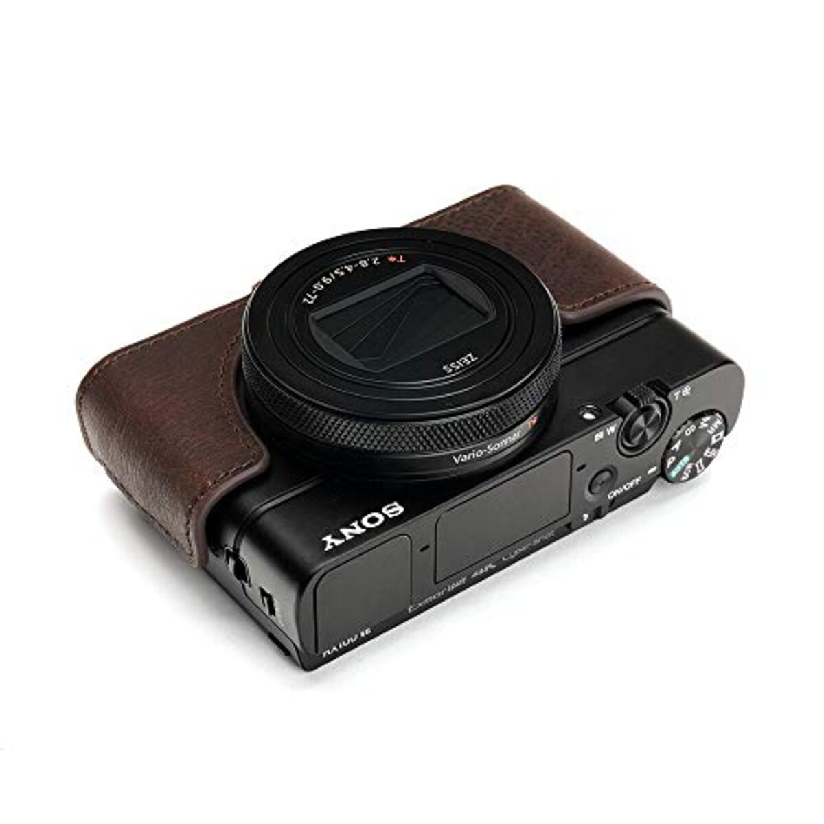  TP Original SONY RX100VII (DSC-RX100M7) 用 ボディーハーフケース ダークブラウン TB06RX100M7-CO画像6 