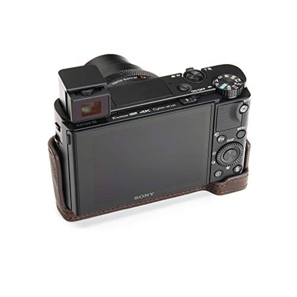  TP Original SONY RX100VII (DSC-RX100M7) 用 ボディーハーフケース ダークブラウン TB06RX100M7-CO画像8 