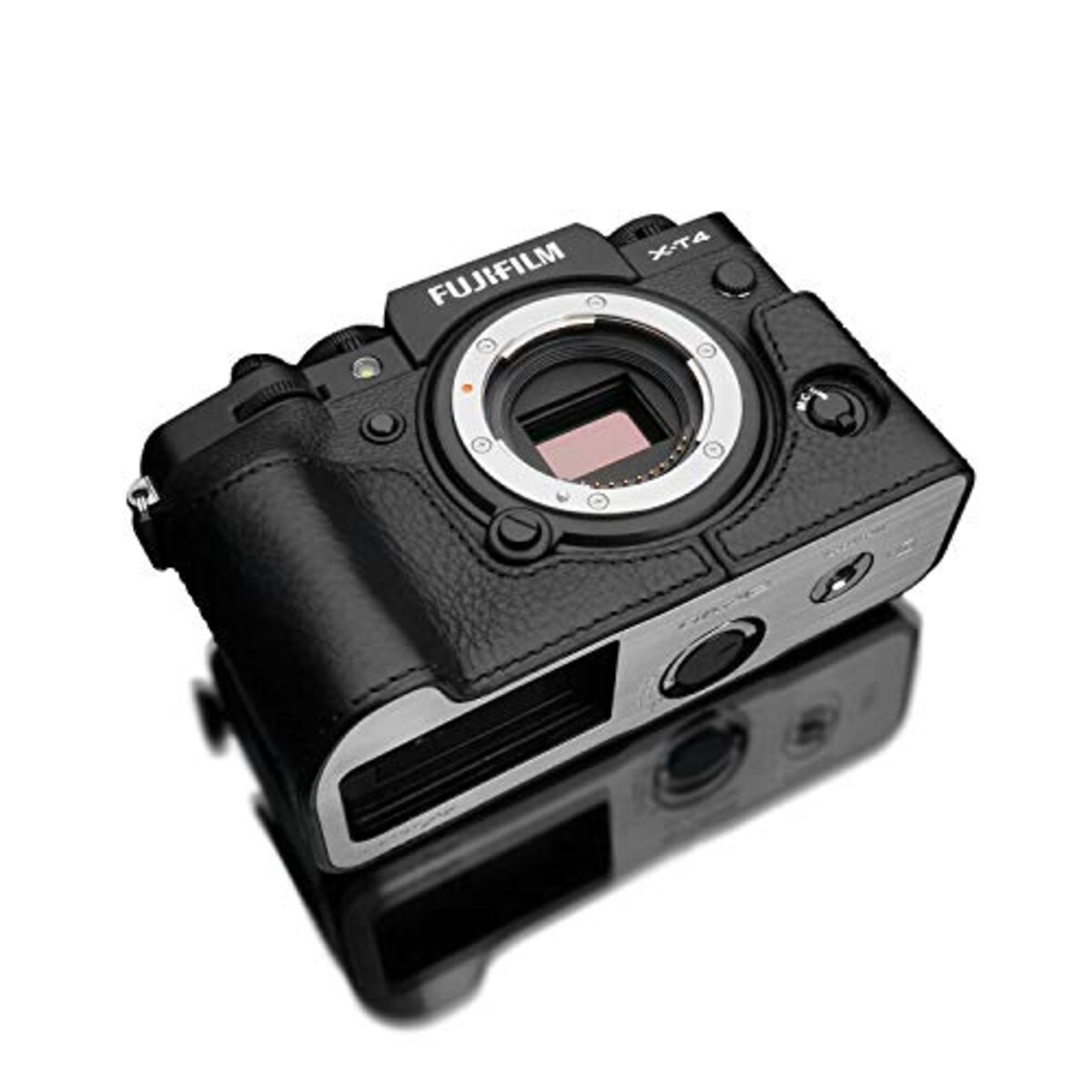 GARIZ FUJIFILM X-T4用 本革カメラケース XS-CHXT4BK ブラック画像