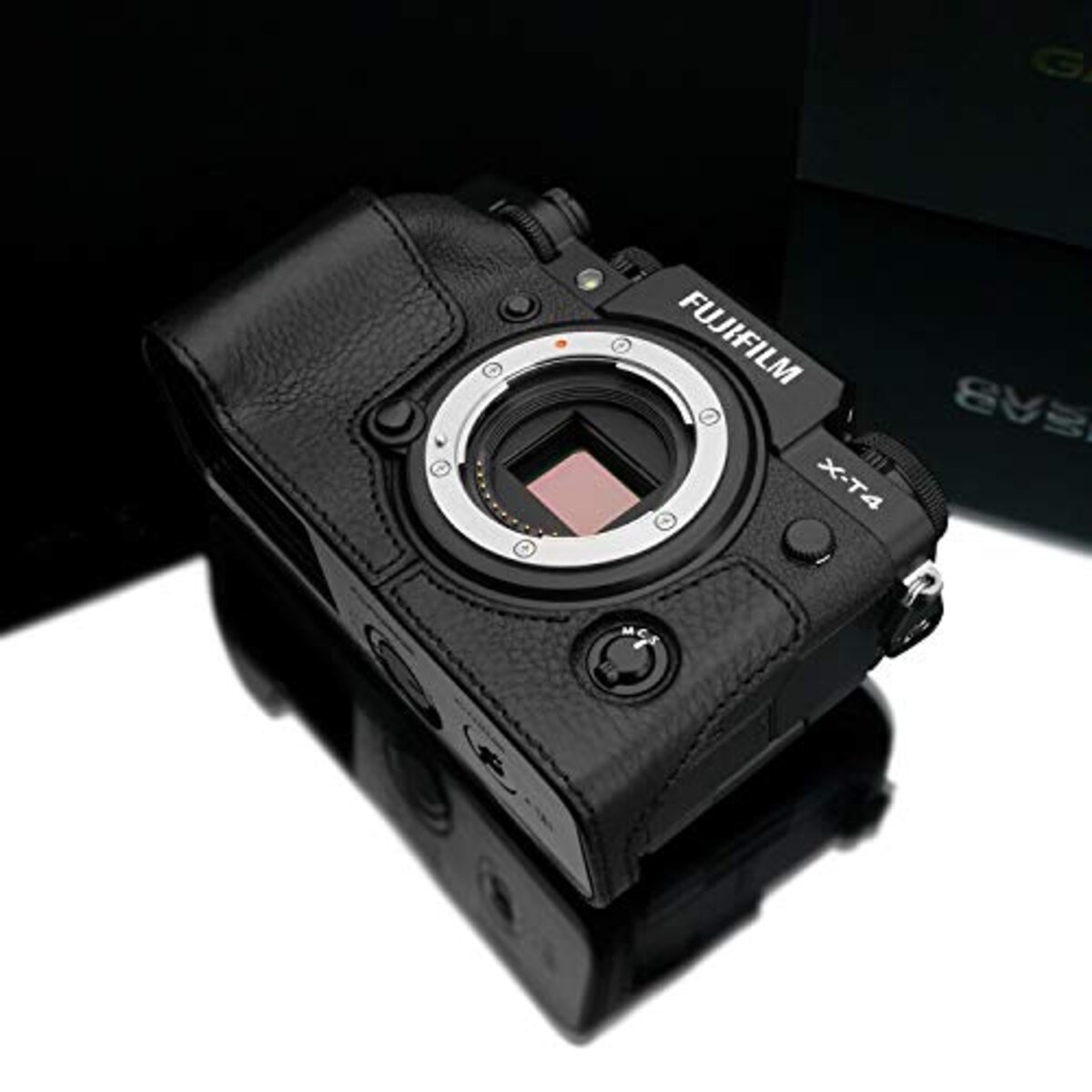 GARIZ FUJIFILM X-T4用 本革カメラケース XS-CHXT4BK ブラック画像7 