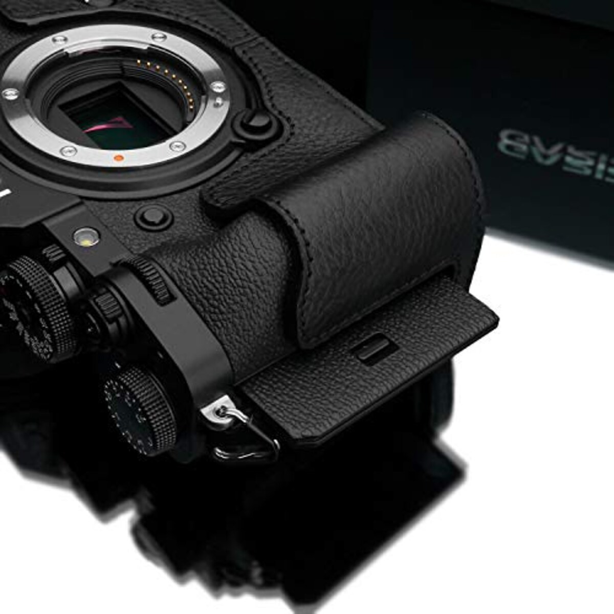  GARIZ FUJIFILM X-T4用 本革カメラケース XS-CHXT4BK ブラック画像11 