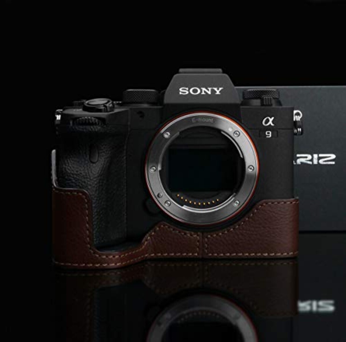  GARIZ SONY α9 II 用 本革カメラケース XS-CHA9IIBR ブラウン画像3 