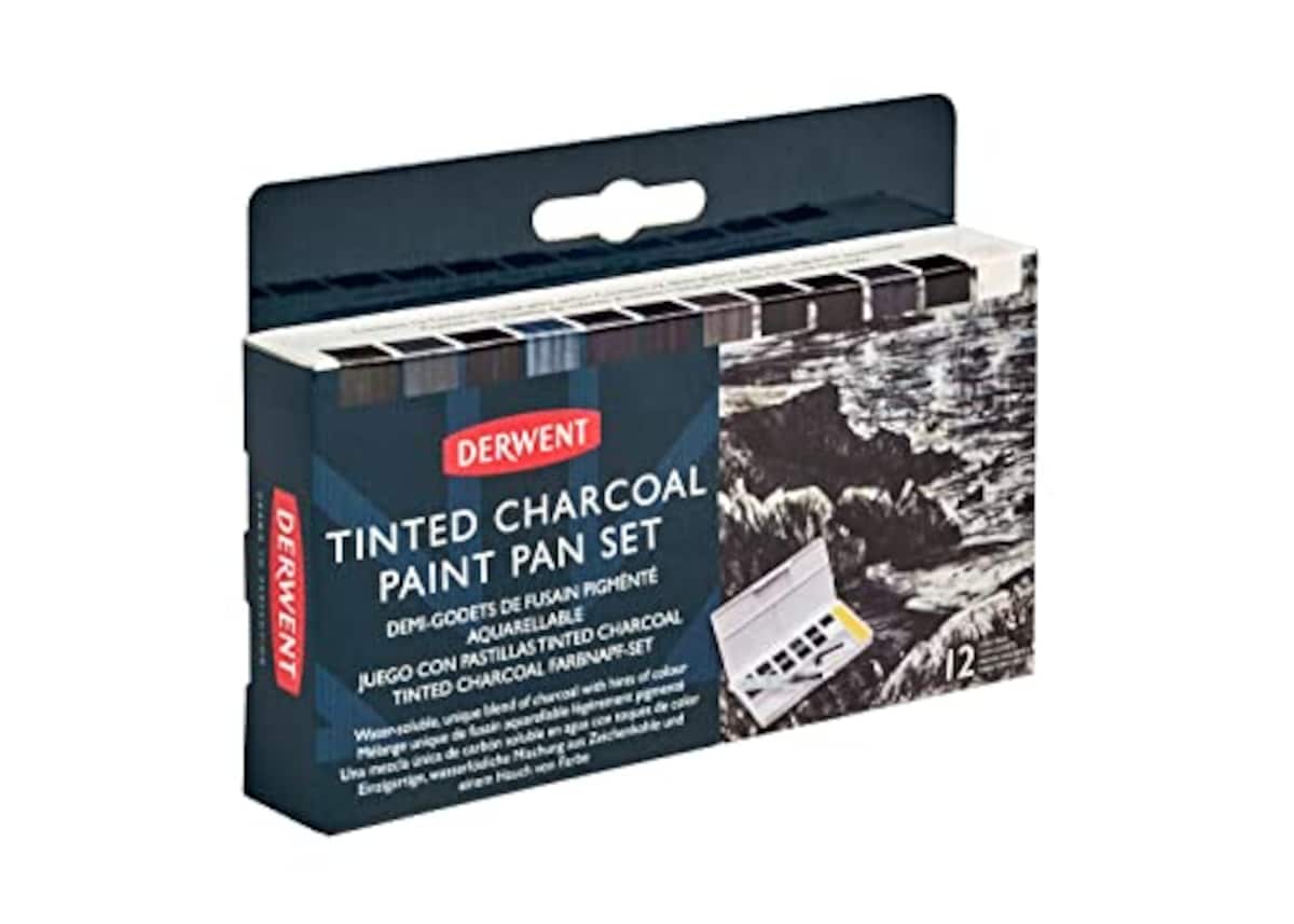  Derwent 【国内正規品】ダーウェント ティンティッド チャコール ペイントパン 12色 2305872画像8 