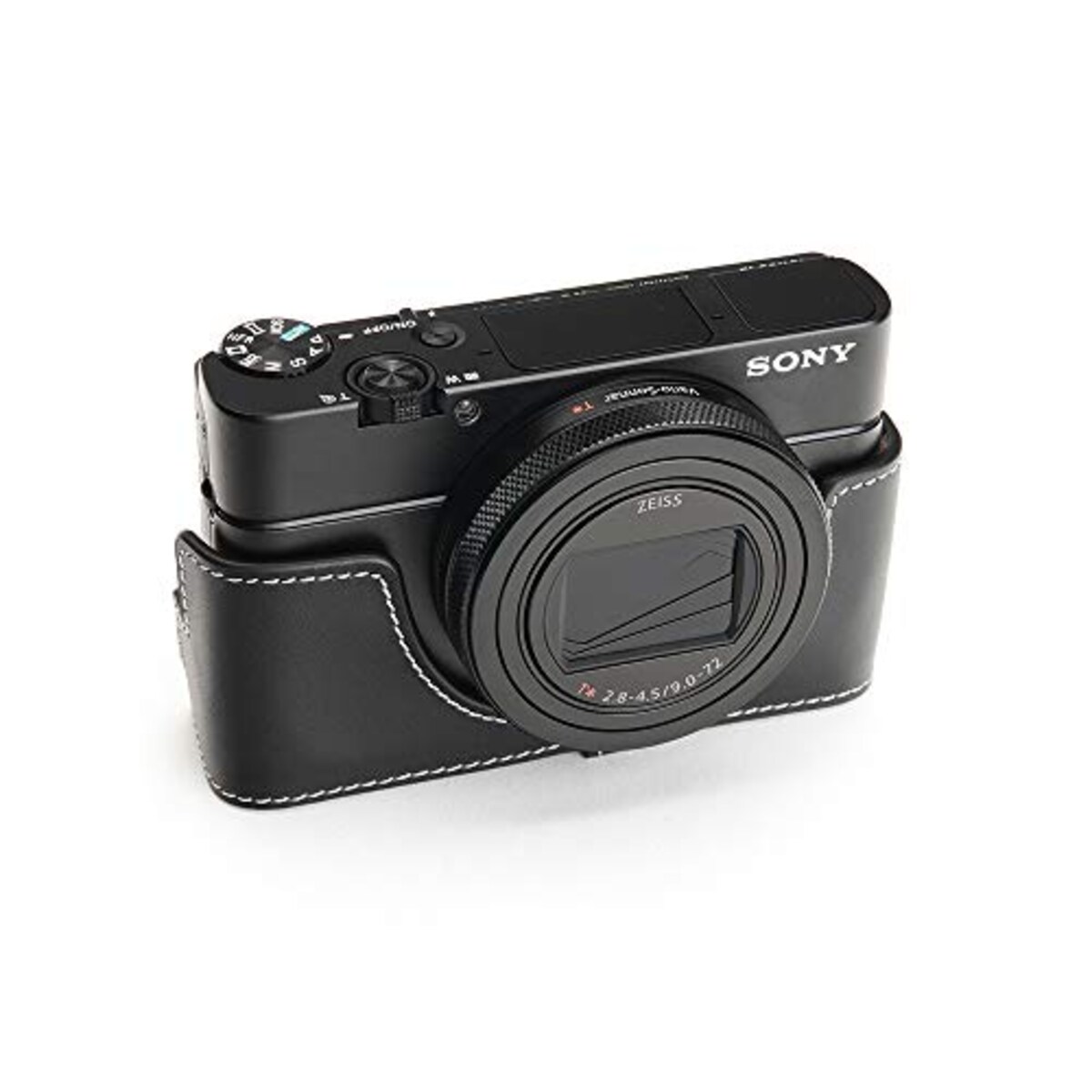  TP Original SONY RX100VII （DSC-RX100M7） 用 ボディーハーフケース ブラック画像2 