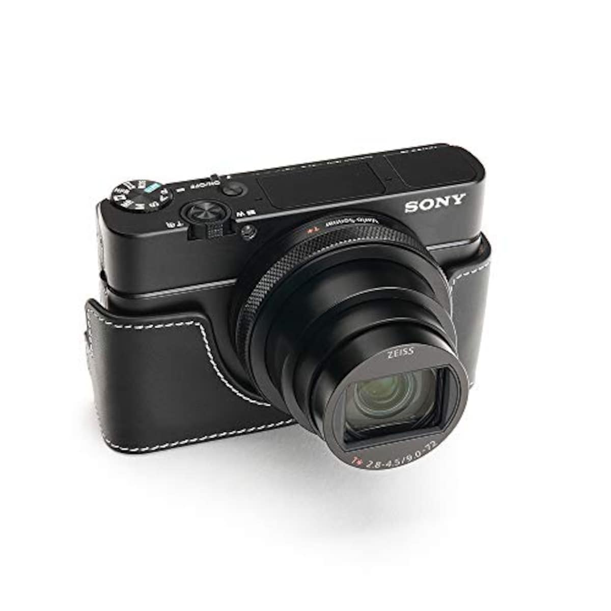  TP Original SONY RX100VII （DSC-RX100M7） 用 ボディーハーフケース ブラック画像3 