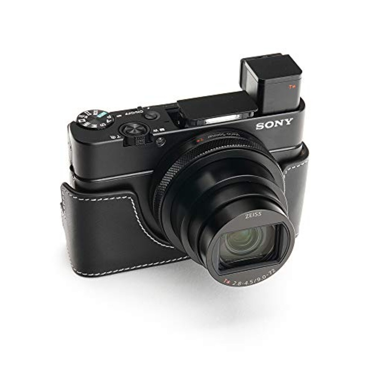  TP Original SONY RX100VII （DSC-RX100M7） 用 ボディーハーフケース ブラック画像5 