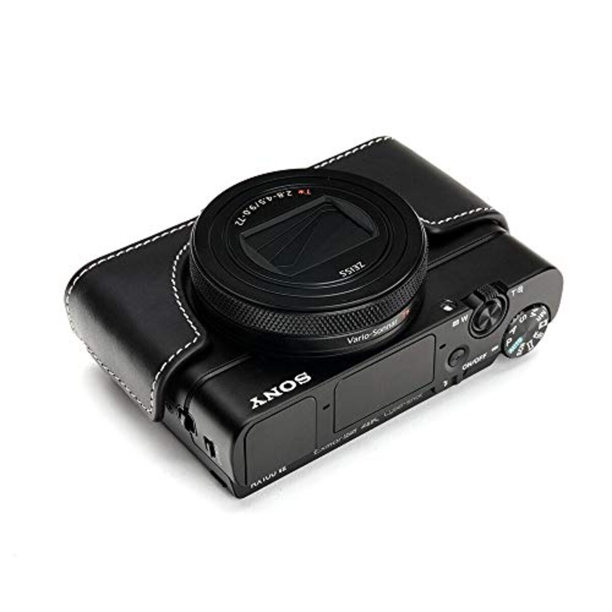  TP Original SONY RX100VII （DSC-RX100M7） 用 ボディーハーフケース ブラック画像14 