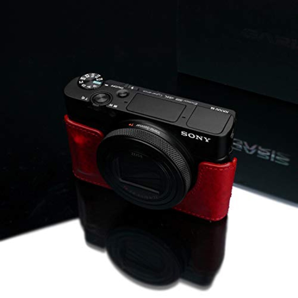  GARIZ SONY RX100 VII (DSC-RX100M7) 用 本革カメラケース HG-RX100M7R画像5 