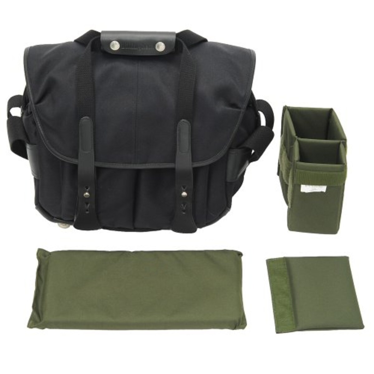  【アマゾンオリジナル】 Billingham ショルダーバッグ 207ファイバーナイト 9.6L ブラック/ブラック ETM-83267画像4 