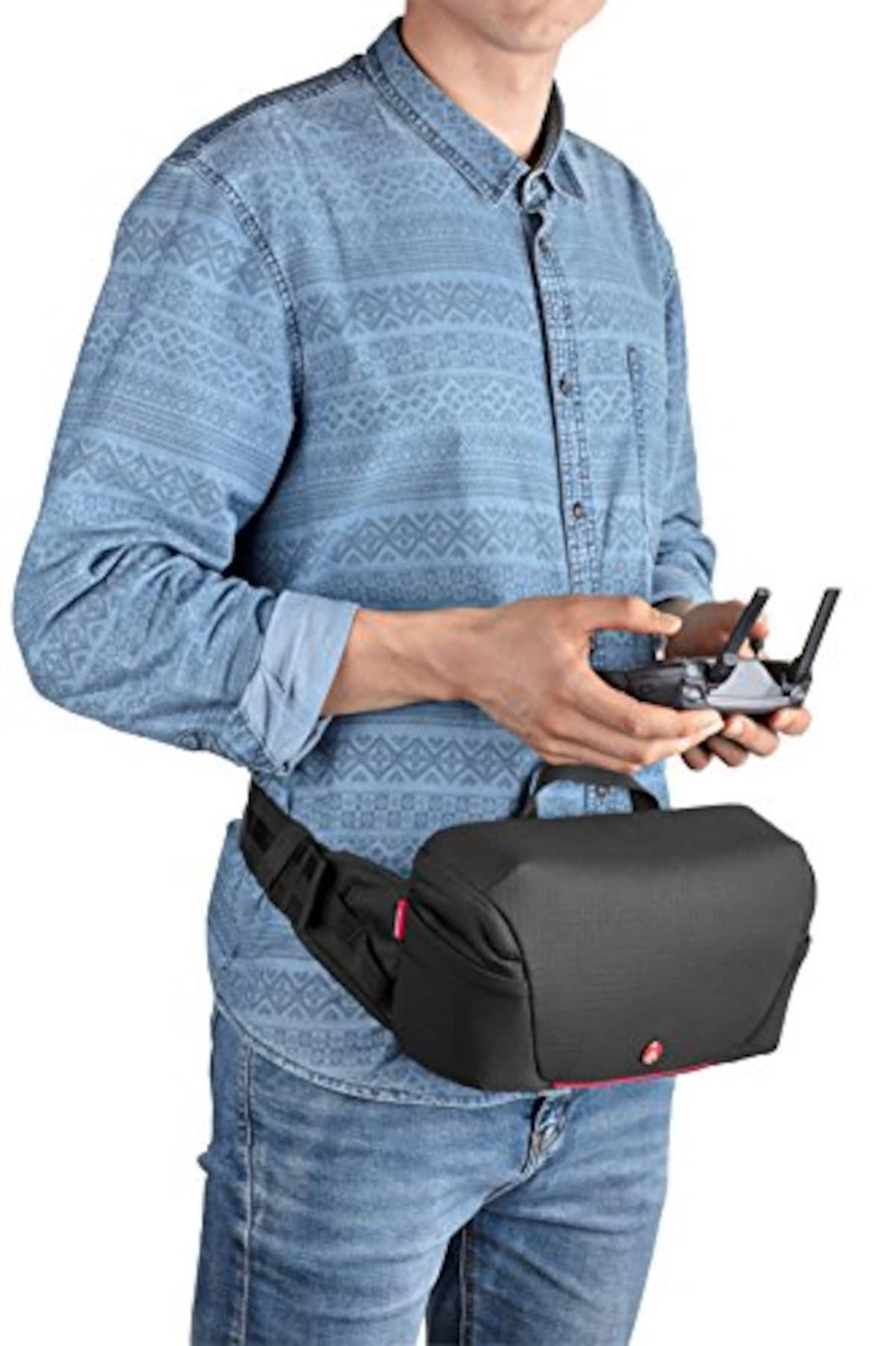  Manfrotto ドローン スリングバッグM1 ブラック 3.9L レインカバー付き MB AV-S-M1画像19 