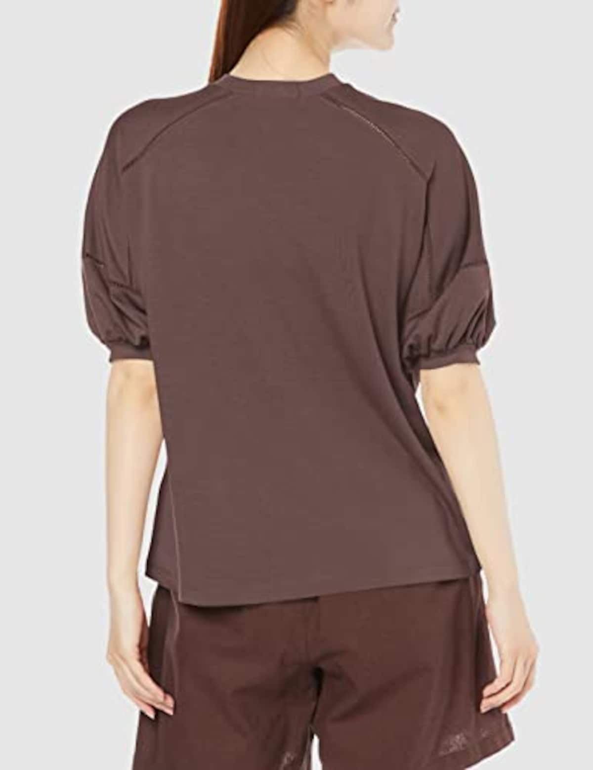  [アースミュージックアンドエコロジー] 1L26L1C0100 ボリューム袖ハシゴレースプルオーバー レディース Dark Brown F画像2 