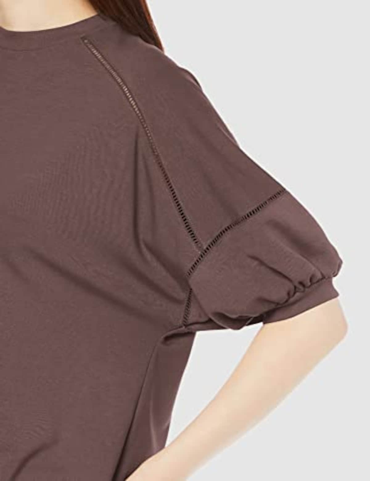  [アースミュージックアンドエコロジー] 1L26L1C0100 ボリューム袖ハシゴレースプルオーバー レディース Dark Brown F画像4 