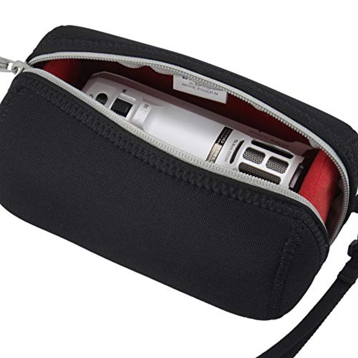  ハクバ HAKUBA ビデオカメラケース プラスシェル スリムフィット02 ムービーポーチ M ハンドストラップ付き ブラック SP-SF02MPMBK画像8 