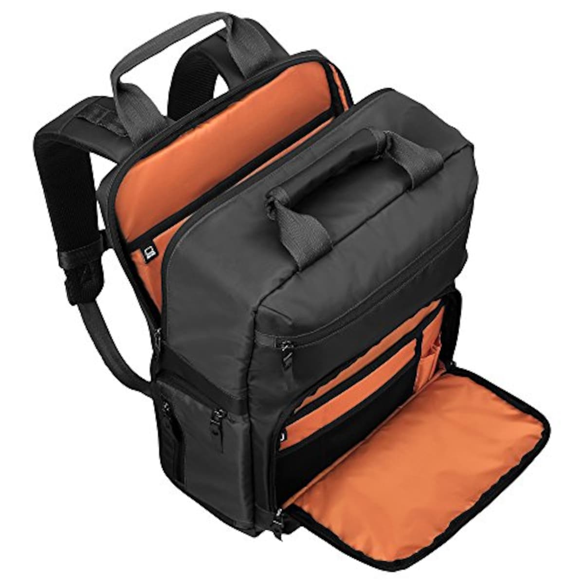  ハクバ HAKUBA カメラリュック プラスシェル ブロス バックパックM 13.5L 水に強い生地 軽量タイプ ブラック SP-BS-BPMBK画像2 