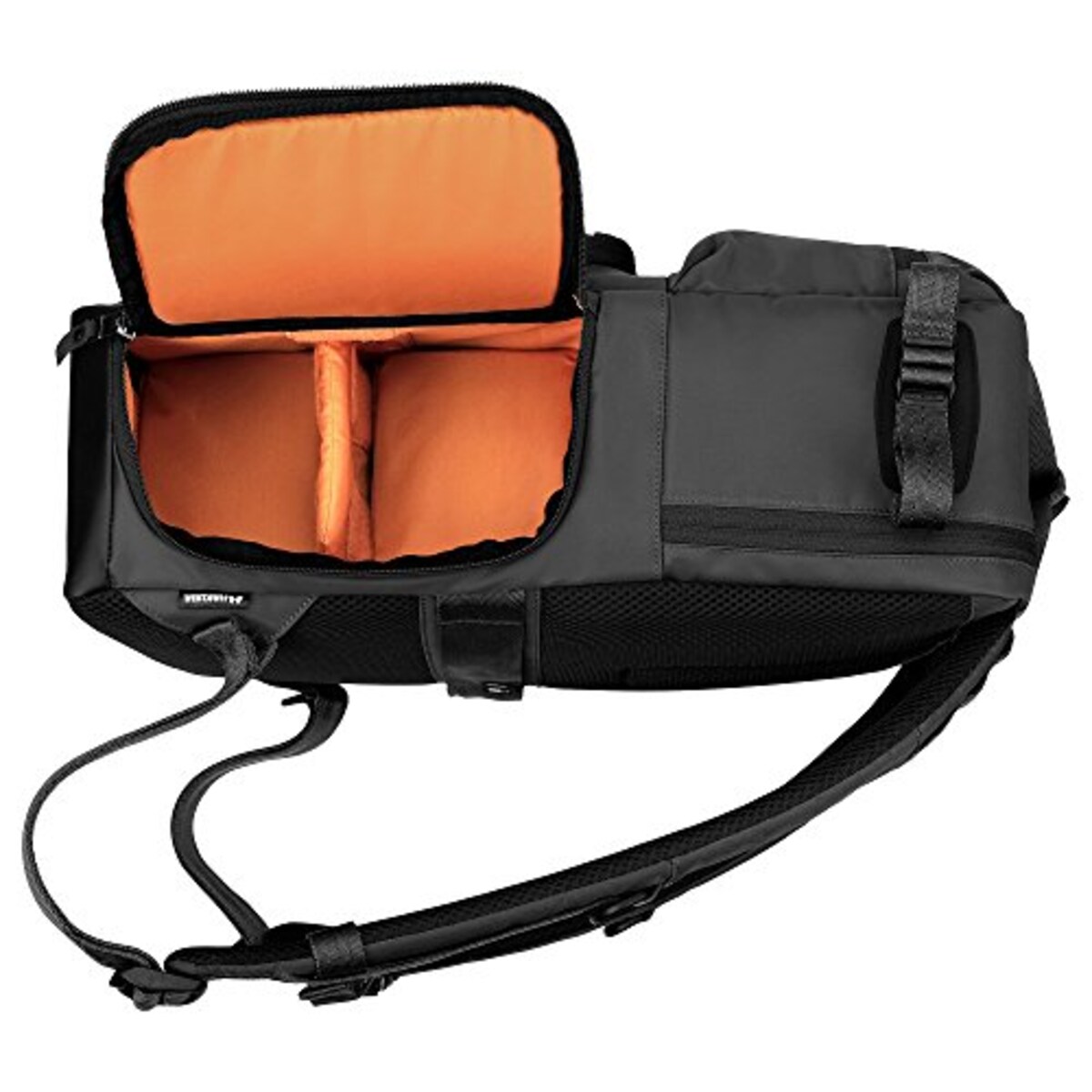  ハクバ HAKUBA カメラリュック プラスシェル ブロス バックパックM 13.5L 水に強い生地 軽量タイプ ブラック SP-BS-BPMBK画像5 