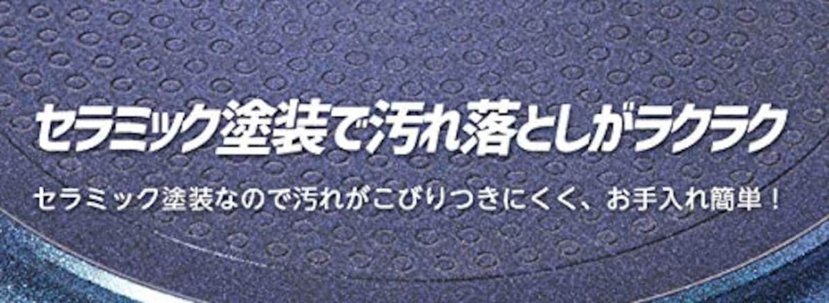  アイメディア フライパン 鍋 3点セット 着脱式 ハンドル 取っ手 ダイヤモンドコート IH対応 4層コーティング アルミダイキャスト製 1008630, 濃青画像9 