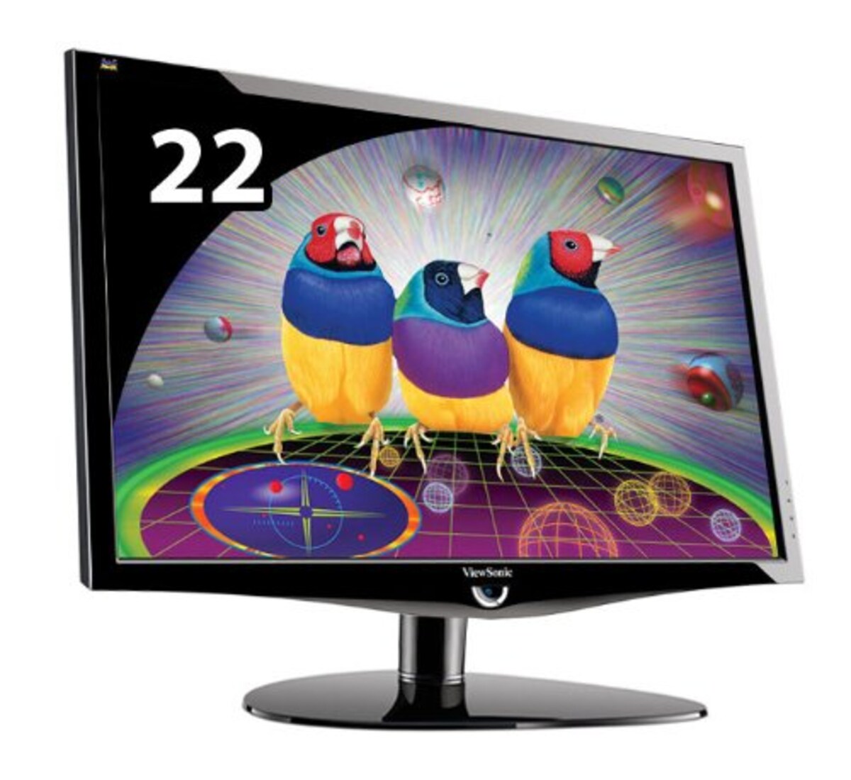 ViewSonic 【22インチワイドLED液晶モニター】 省エネLEDバックライト/内蔵スピーカー2W×2搭載 VX2237wm-LED