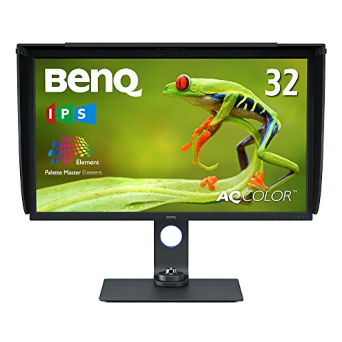 BenQ SW321C カラーマネジメントモニター (32インチ/4K/HDR10/HLG/IPS/AdobeRGB 99%/P3 95%/USB Type-C(60W給電)/HWキャリブレーション/ムラ補正/遮光フード/OSDコントローラー/写真編集用)