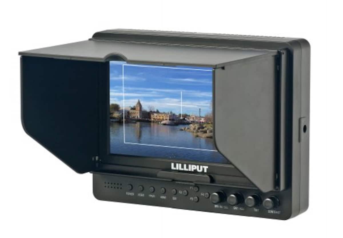  Lilliput 665/S/P. HD-SDI付 7インチ (1024x600)ビューファインダー 17097画像3 