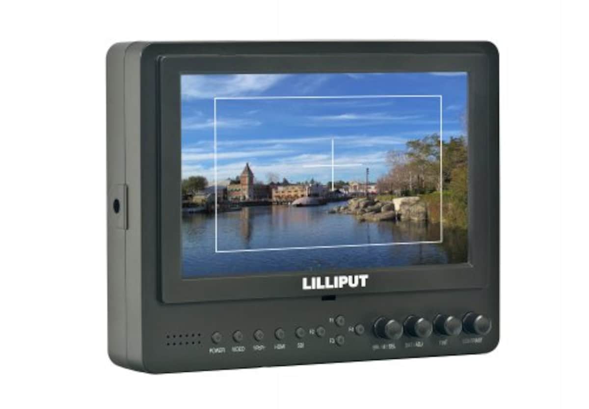  Lilliput 665/S/P. HD-SDI付 7インチ (1024x600)ビューファインダー 17097画像6 