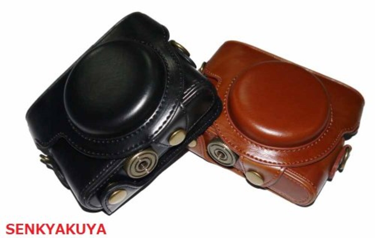  和湘堂 SONY DSC-RX100、RX100II デジタルカメラ用 合成革ケース NEW 2色「510-0026-0」 (ブラック)画像2 