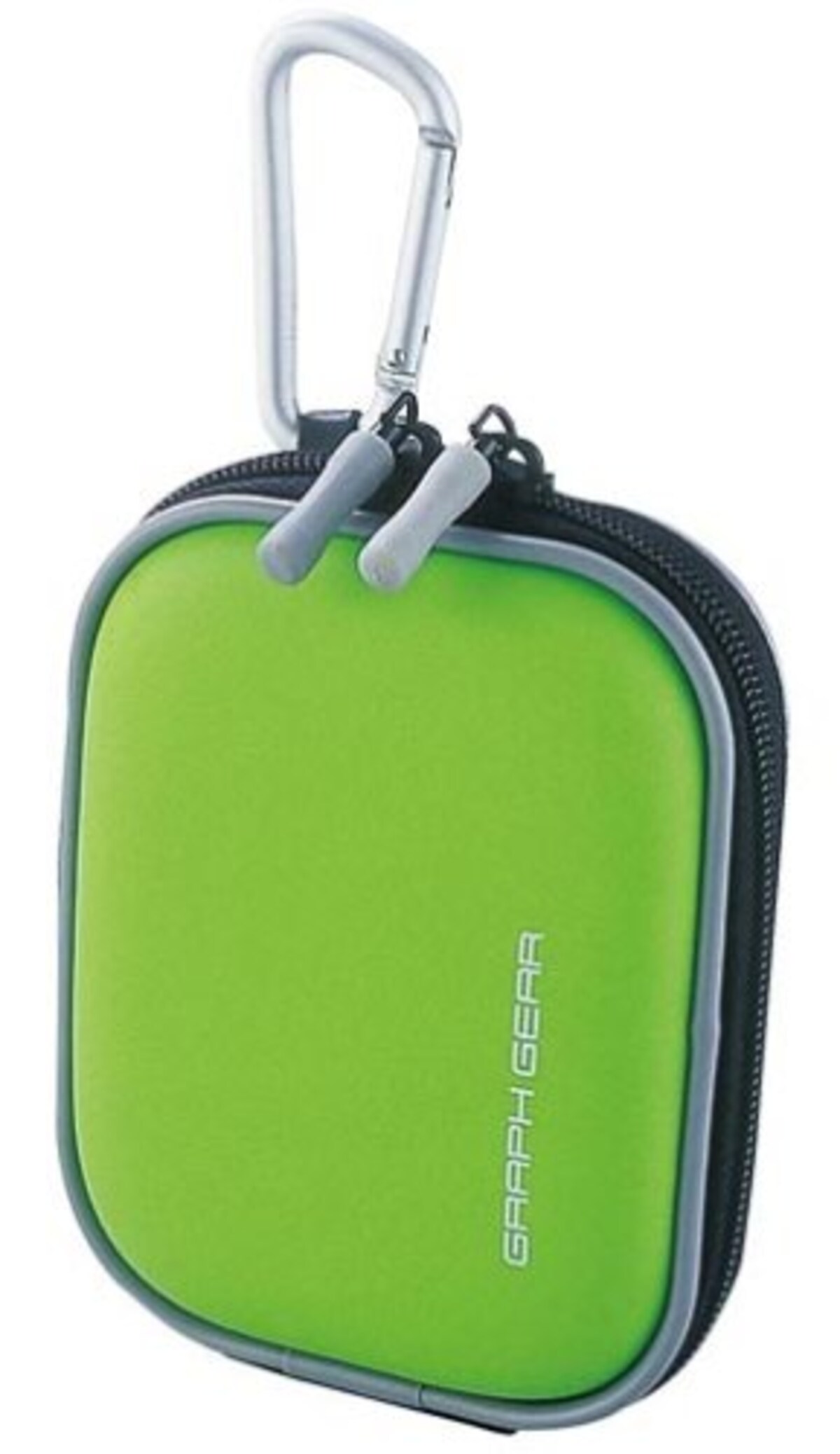 ELECOM EVA製セミハードタイプ デジタルカメラケース(参考収納寸法60*28*90)グリーン DGB-021GN