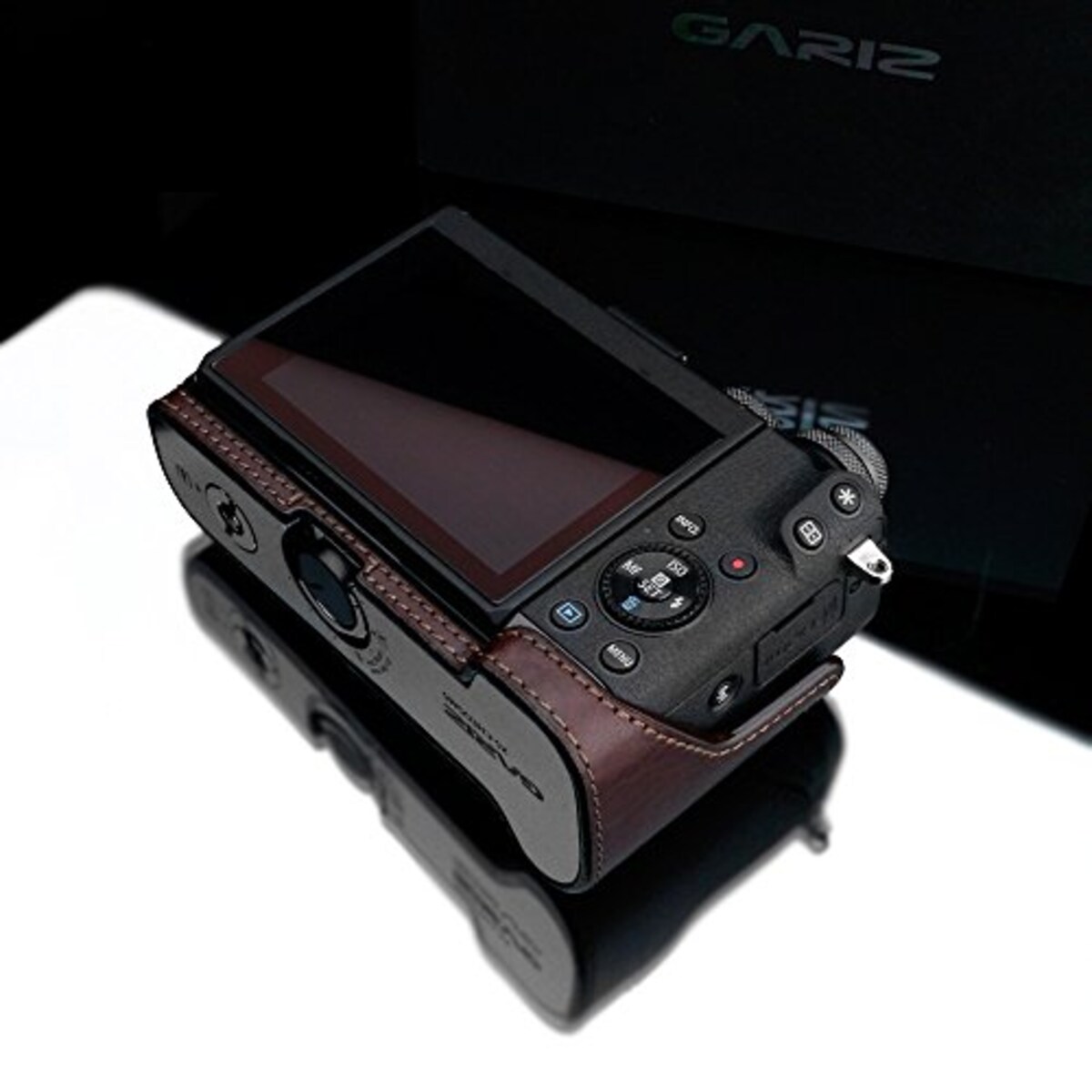  GARIZ Canon EOS M6用 本革カメラケース XS-CHEOSM6BR ブラウン画像10 