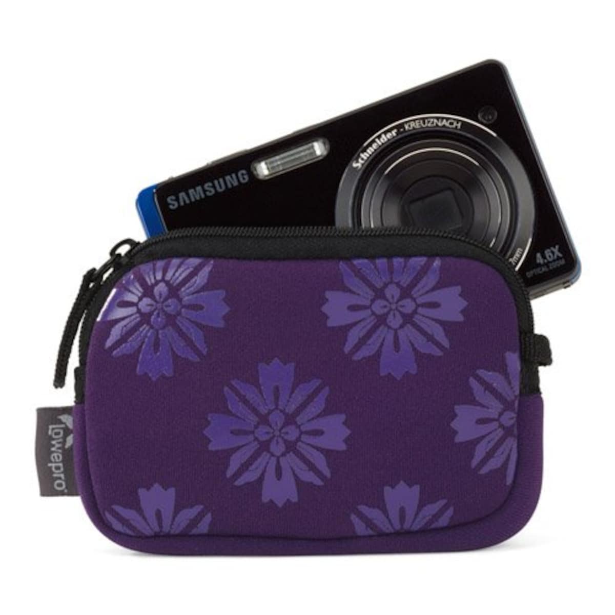  Lowepro デジタルカメラケース メルボルン 10 パープル フラワー 363443画像2 