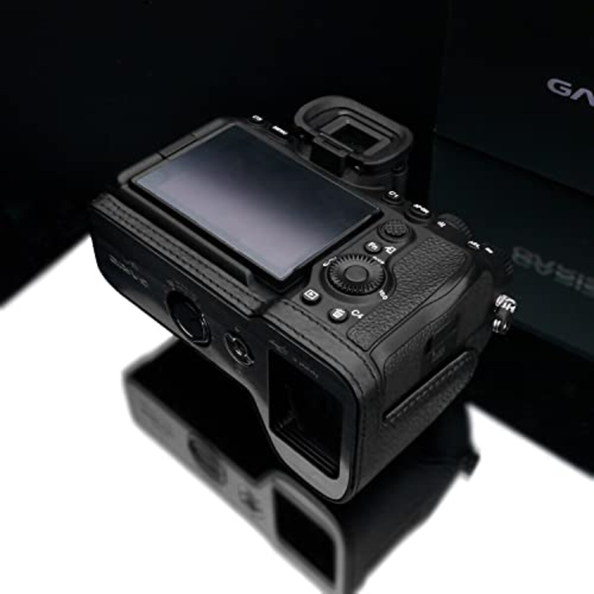  GARIZ SONY α7 IV 用 本革カメラケース XS-CHA7M4BK ブラック画像13 