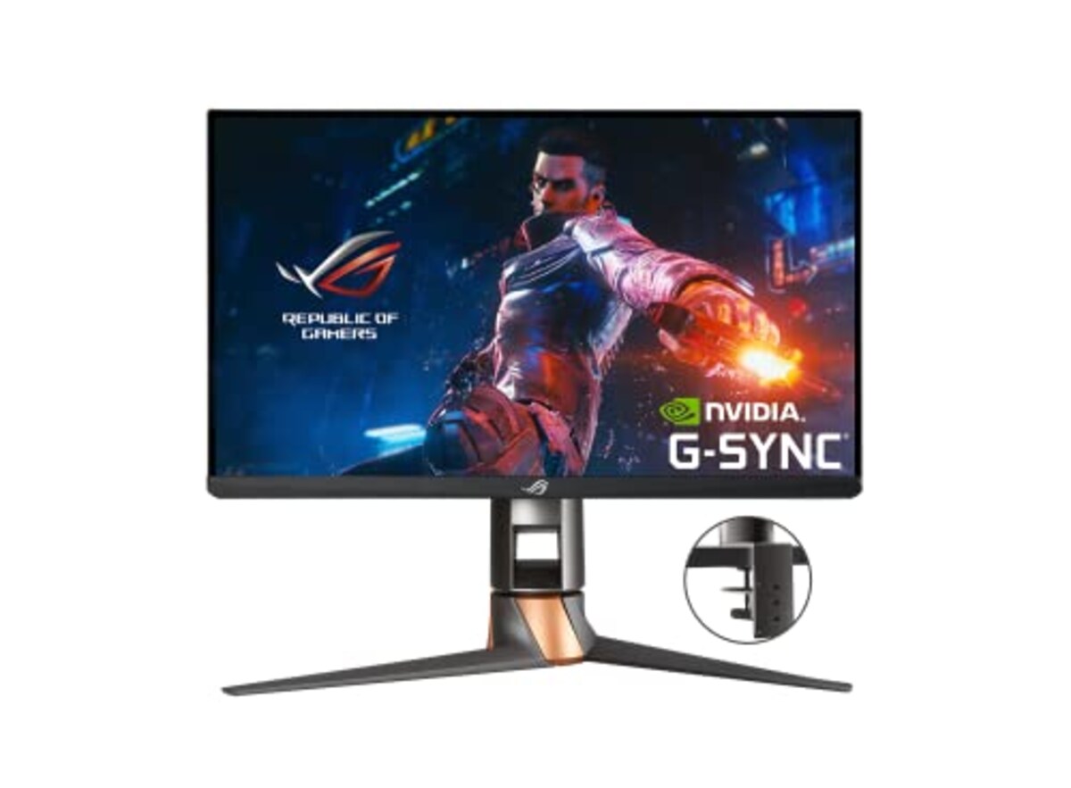  ASUS ゲーミングモニター ROG SWIFT PG259QNR 24.5インチ/360Hz/1ms/フルHD/IPS/NVIDIA Reflex Latency Analyzer/HDR/ROGデスクマウントキット/DP,HDMI/PS5/国内正規品画像11 