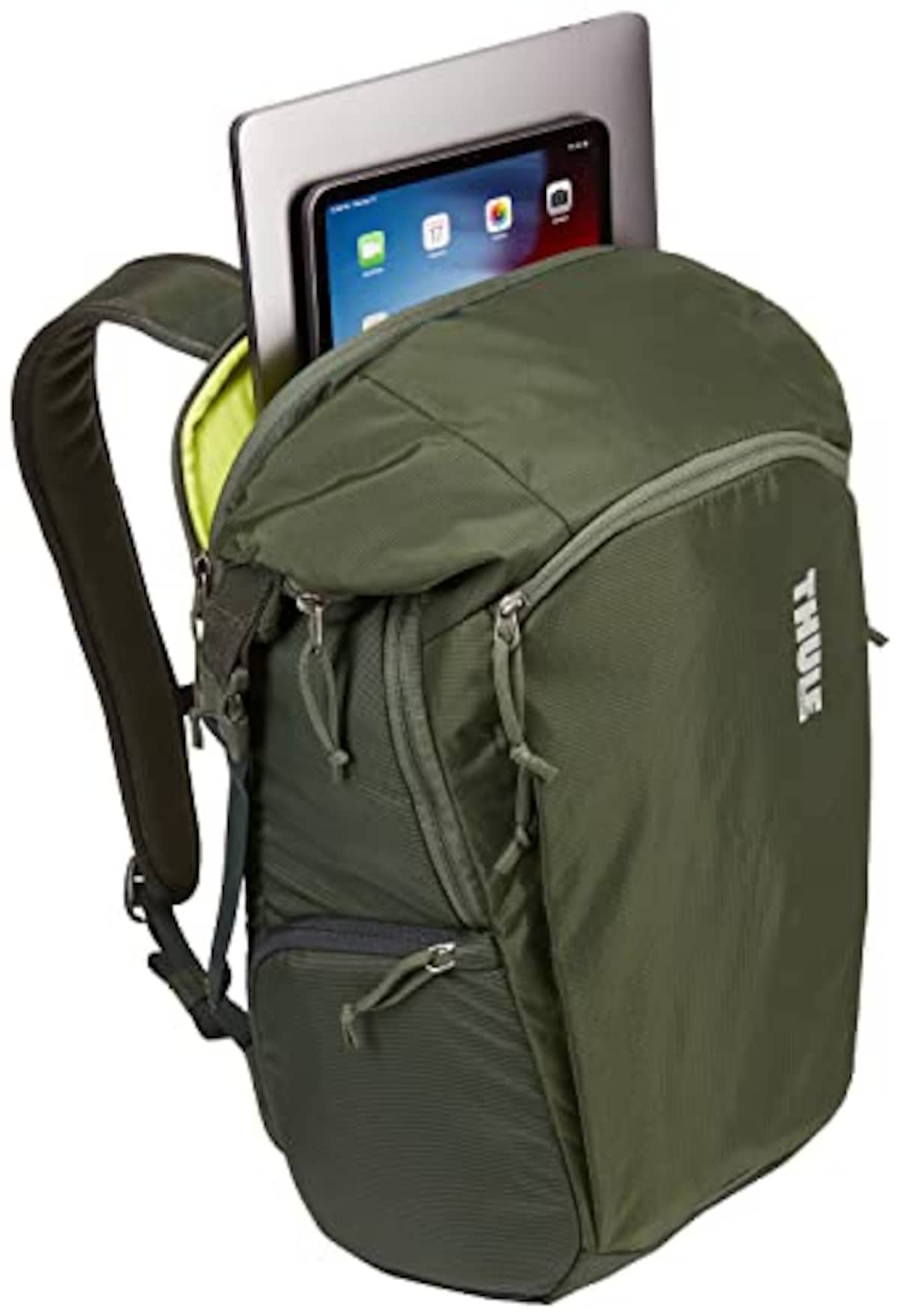  [スーリー] リュック Thule EnRoute Large DSLR Backpack 容量:25L デジカル一眼レフカメラ収納用 Dark Forest画像7 