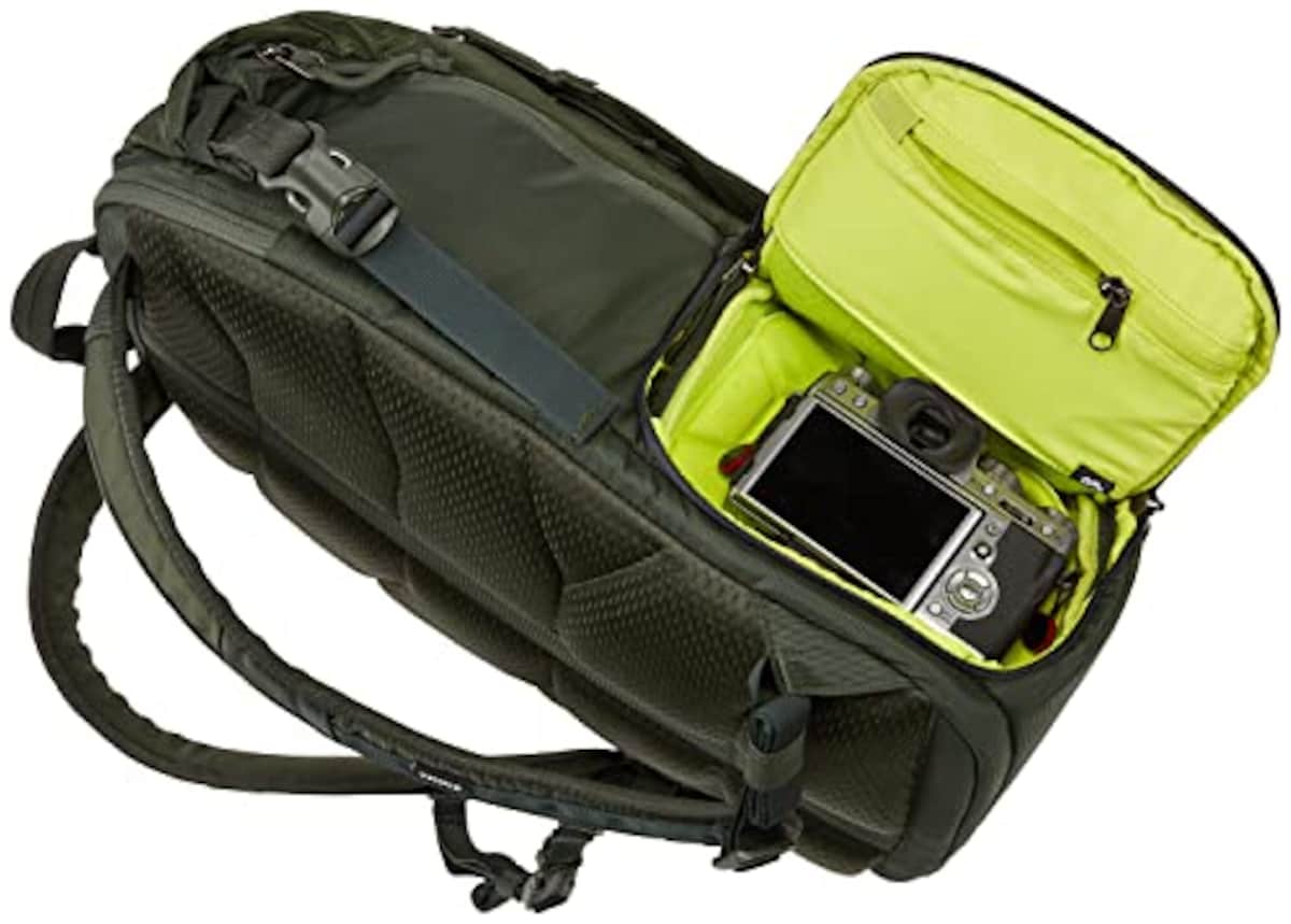  [スーリー] リュック Thule EnRoute Large DSLR Backpack 容量:25L デジカル一眼レフカメラ収納用 Dark Forest画像10 