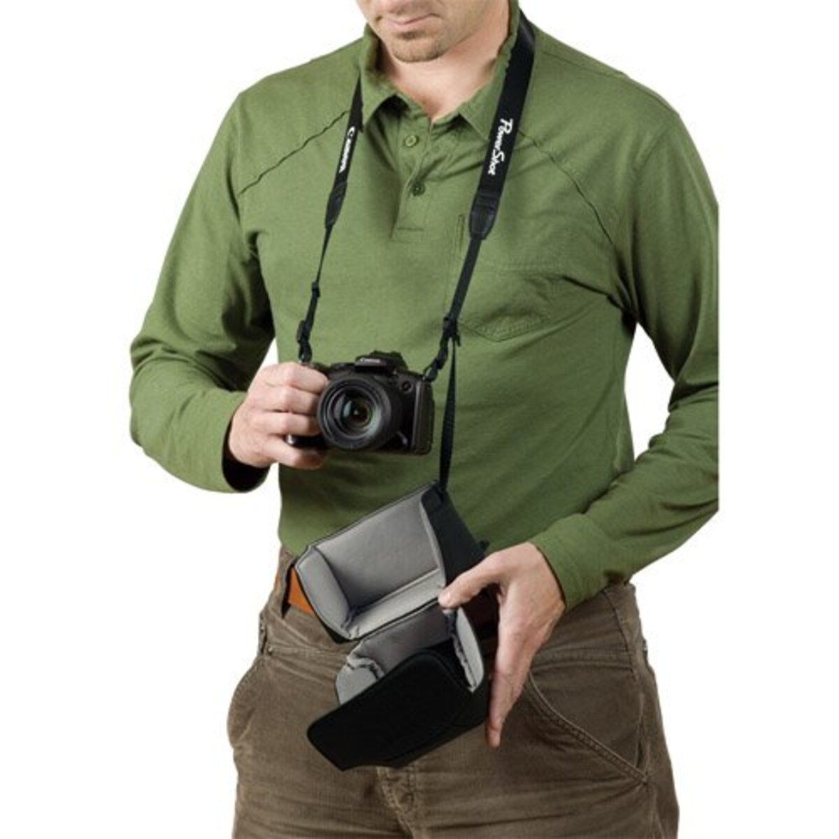  【国内正規品】Lowepro カメラケース クイックケース 100 ブラック 363085画像4 