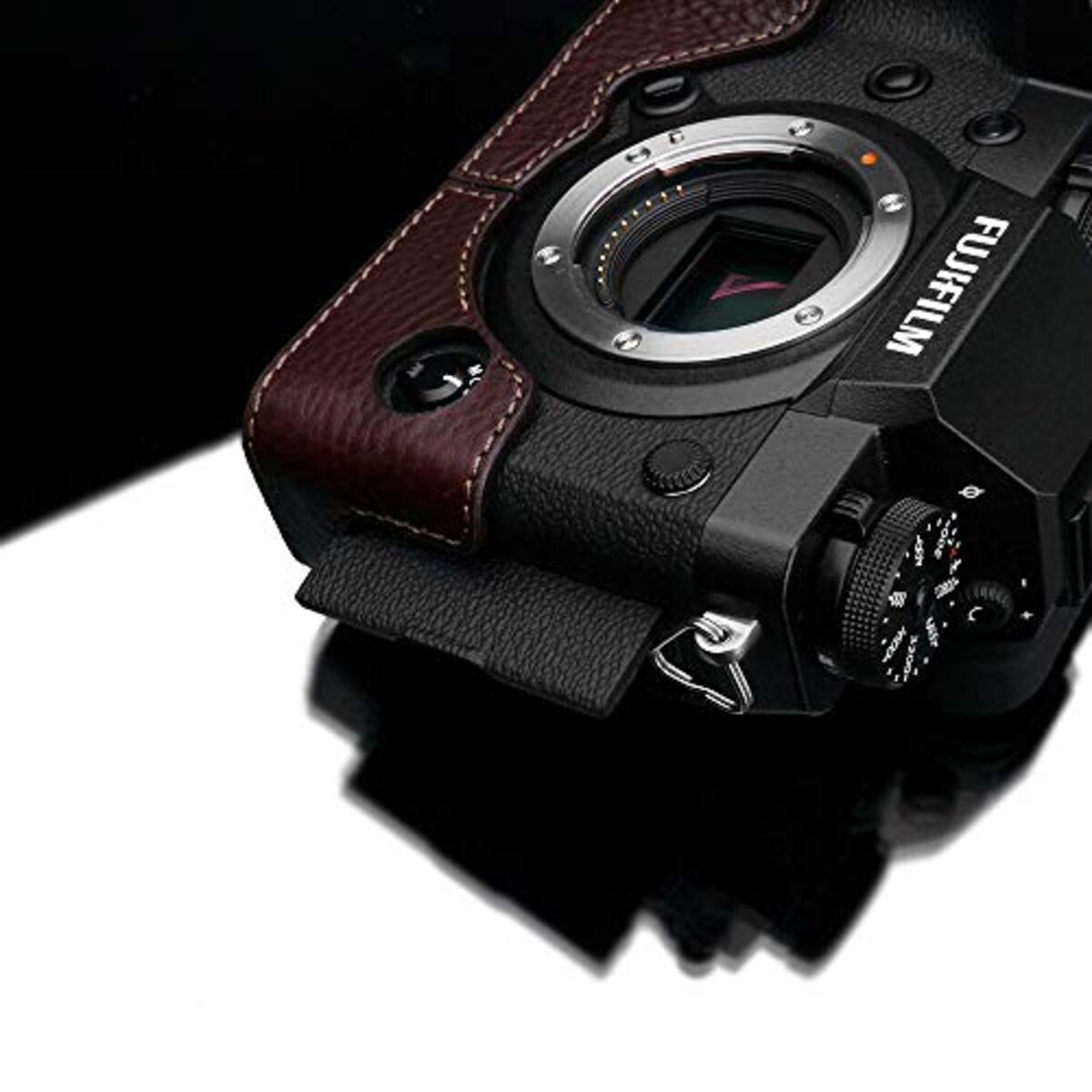  GARIZ FUJIFILM X-H1用 本革カメラケース XS-CHXH1BR ブラウン画像9 