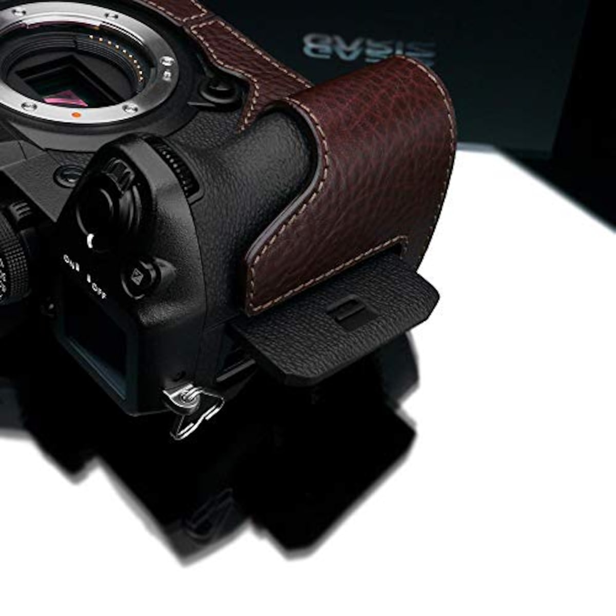  GARIZ FUJIFILM X-H1用 本革カメラケース XS-CHXH1BR ブラウン画像11 