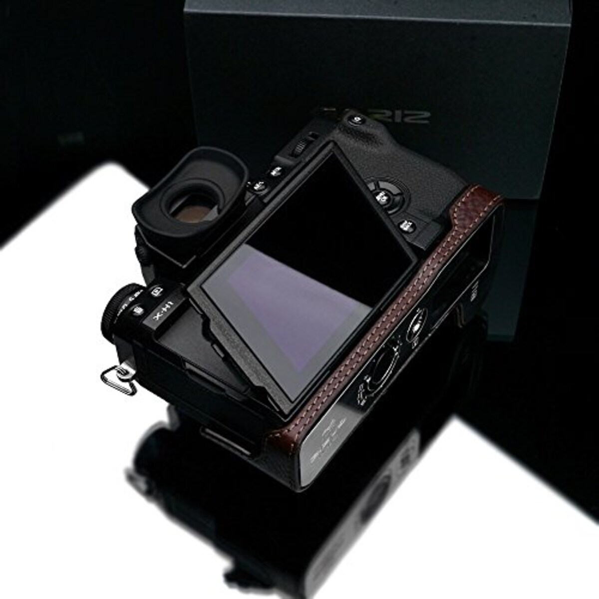 GARIZ FUJIFILM X-H1用 本革カメラケース XS-CHXH1BR ブラウン画像14 