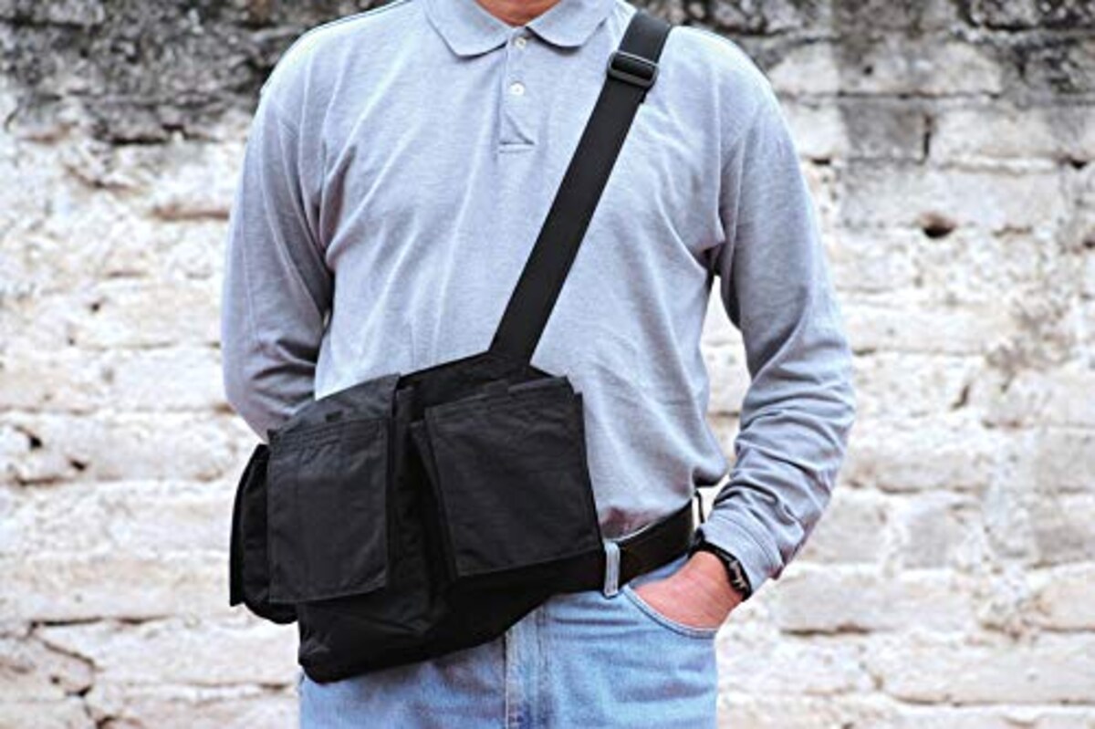  【国内正規品】newswear ニューズウェア ラージファニーパック ブラック 711009画像4 