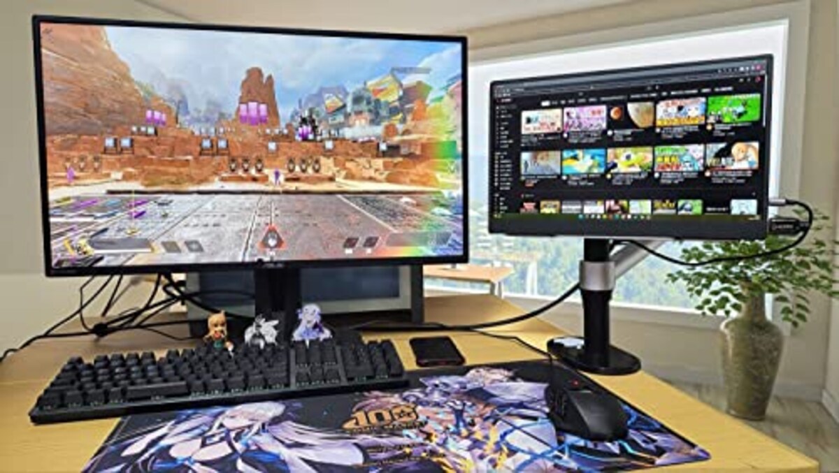  FSC モバイルモニター ポータブルディスプレイ 15.6インチ VESA対応 OTG対応 ゲーミングモニター スイッチ用モニター ノングレアIPSパネル/USB Type-C/標準HDMI V2.0 薄型 軽量 保護スタンドカバー付き 1920x1080FHD HDR対応 USB Type-C/mini HDMI接続可 PS4 /Switch/PC/Macなど対応画像2 