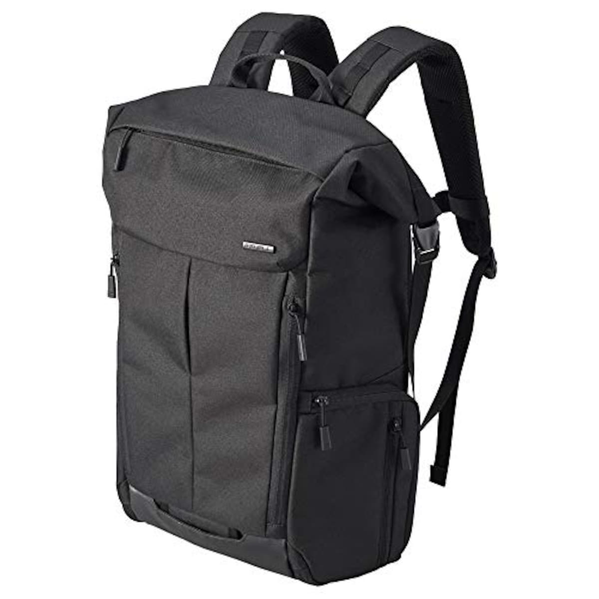  [ハクバ] 【セット買い】 HAKUBA カメラリュック プラスシェル シティ04 ロールトップバックパック ブラック SP-CT04-RBPBK + 首の負担がZEROフック KH-STH画像2 