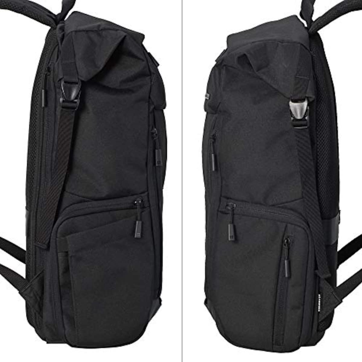  [ハクバ] 【セット買い】 HAKUBA カメラリュック プラスシェル シティ04 ロールトップバックパック ブラック SP-CT04-RBPBK + 首の負担がZEROフック KH-STH画像3 