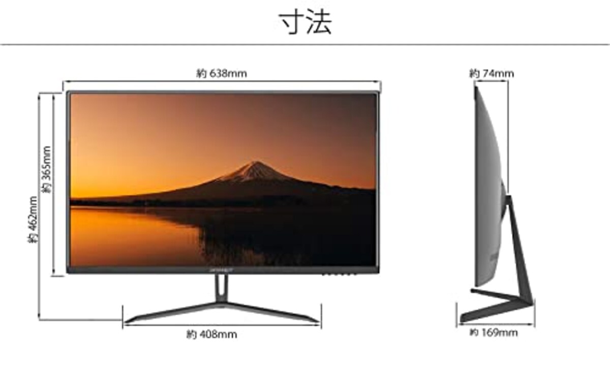  【Amazon.co.jp限定】JAPANNEXT 28型 IPS 4K USB-C給電対応液晶モニター JN-I28UR-C65W HDR対応 HDMI DP sRGB100%画像5 