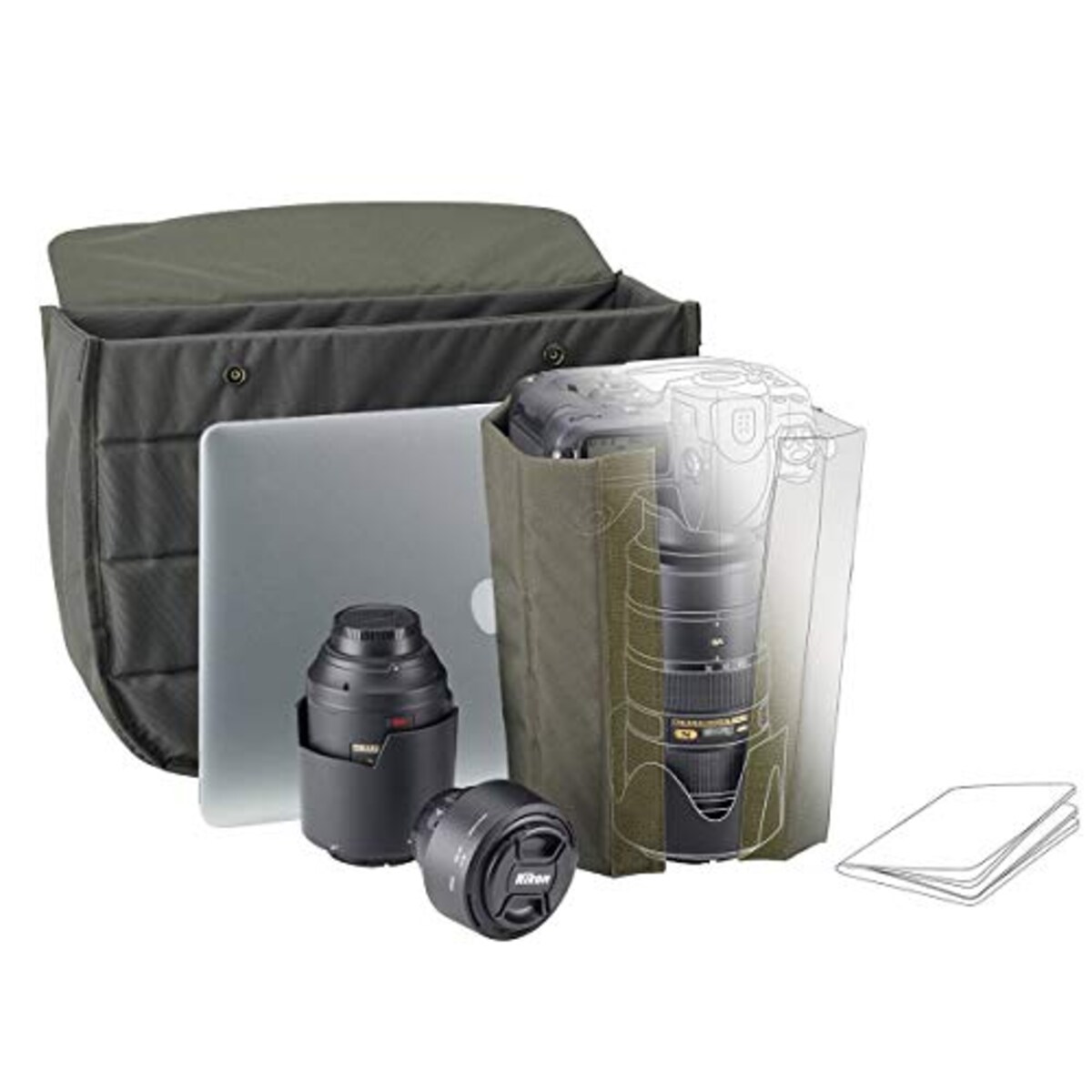  Billingham HADLEY LARGE PRO - BLACK/TAN V505301-70画像4 