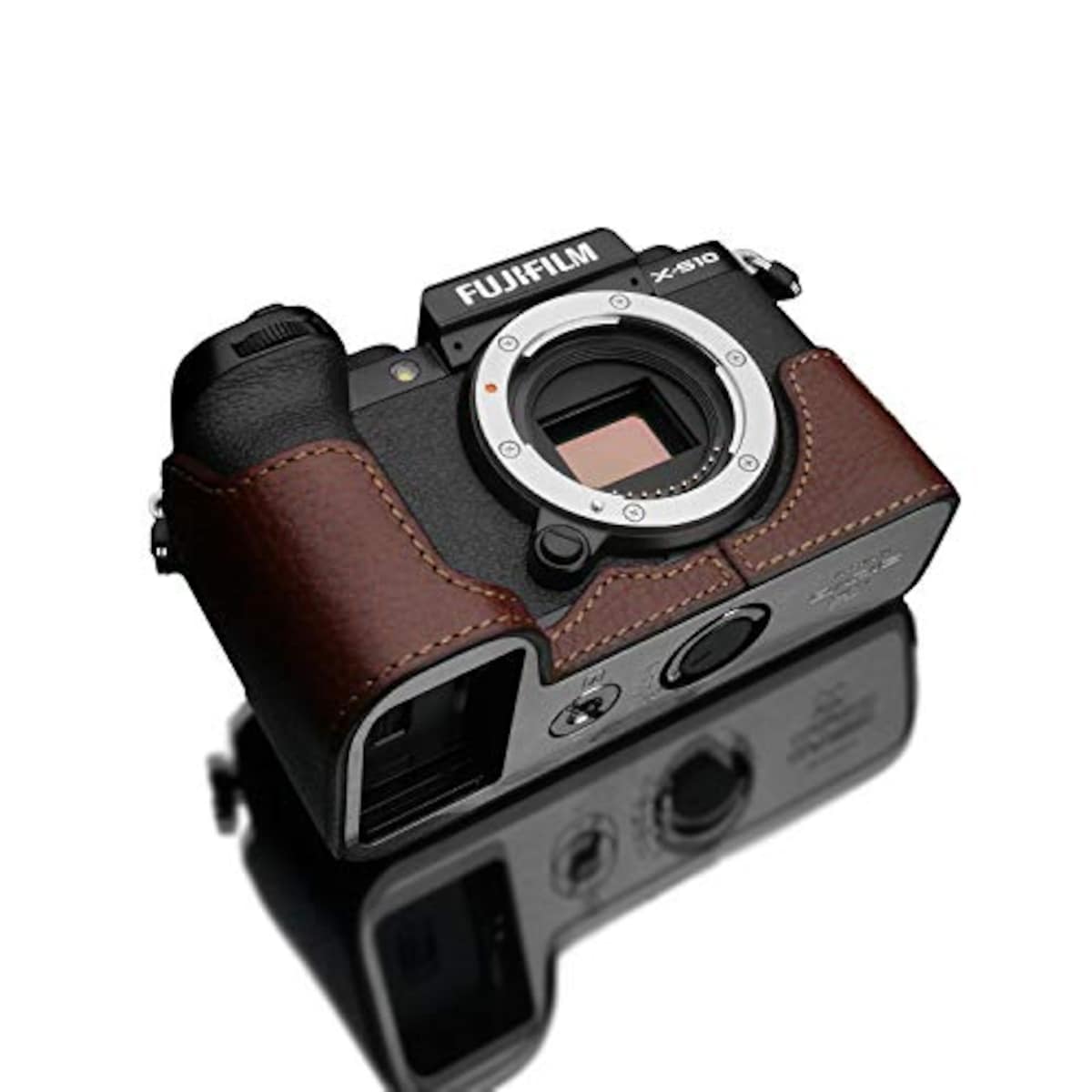 GARIZ FUJIFILM X-S10用 本革カメラケース XS-CHXS10BR ブラウン